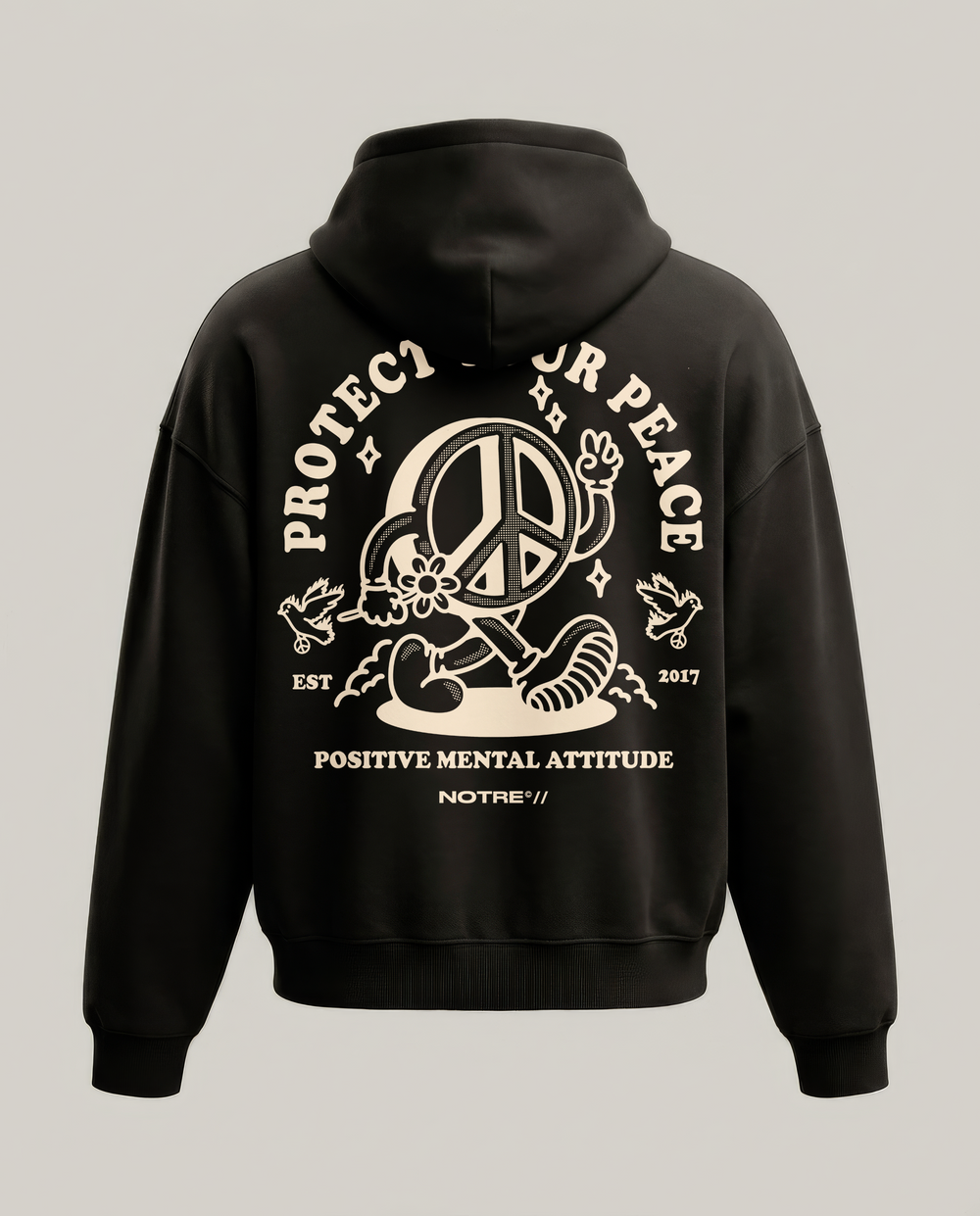 Felpa Hoodie Notre Protect Peace 24H EXPRESS SHIPMENT