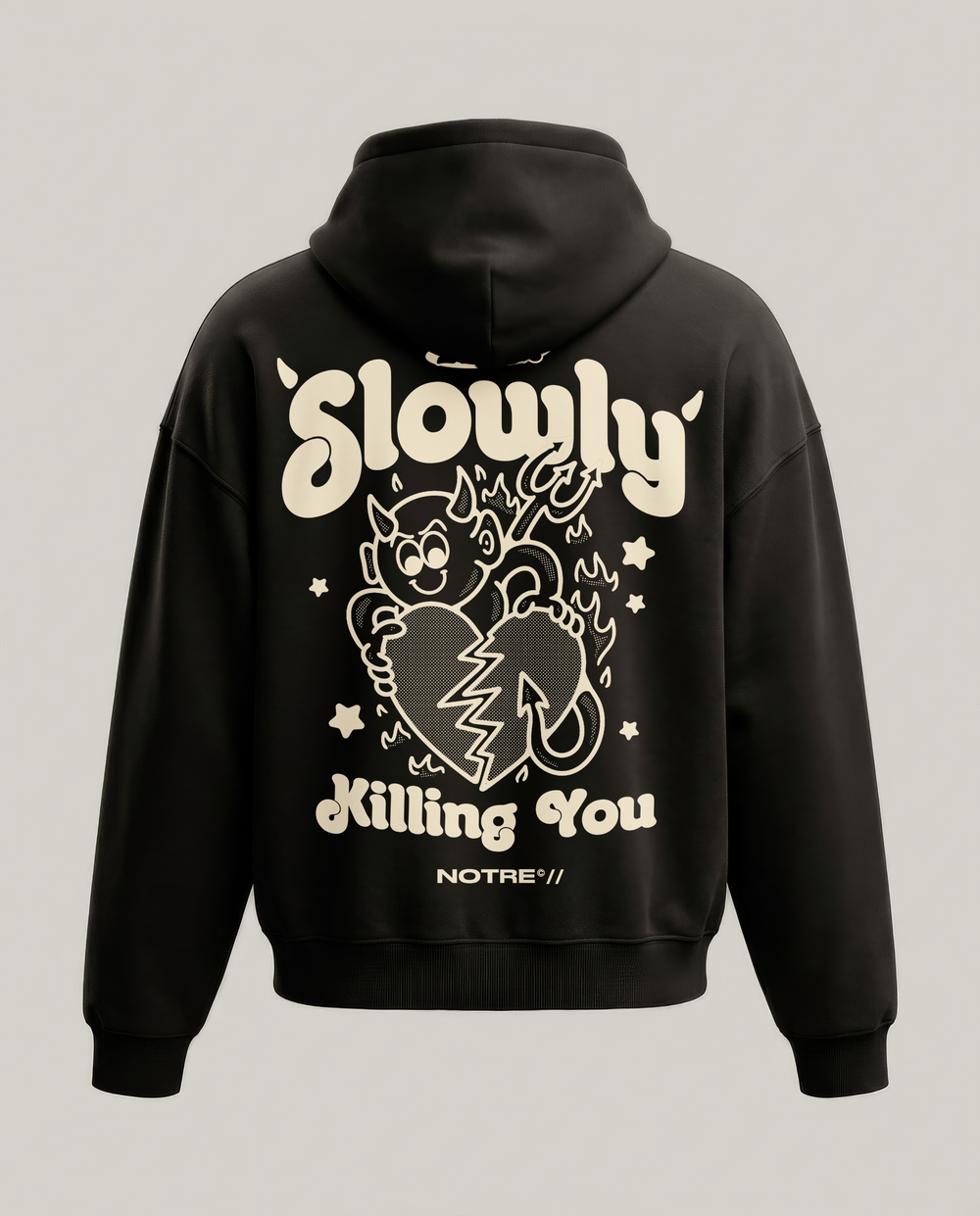 Felpa Hoodie Notre Slowly 24H EXPRESS SHIPMENT