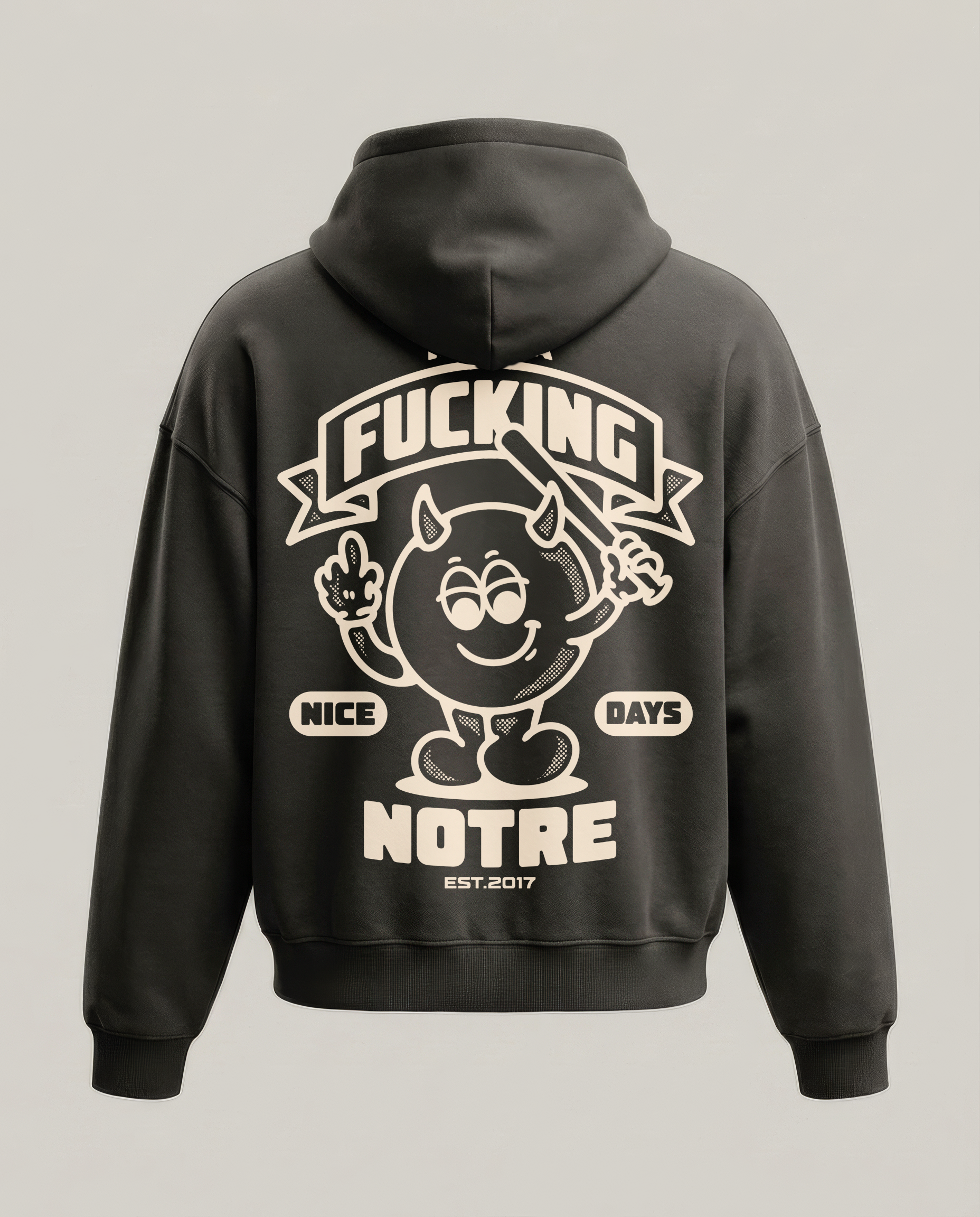 Felpa Hoodie Notre Fu*king Day 24H EXPRESS SHIPMENT