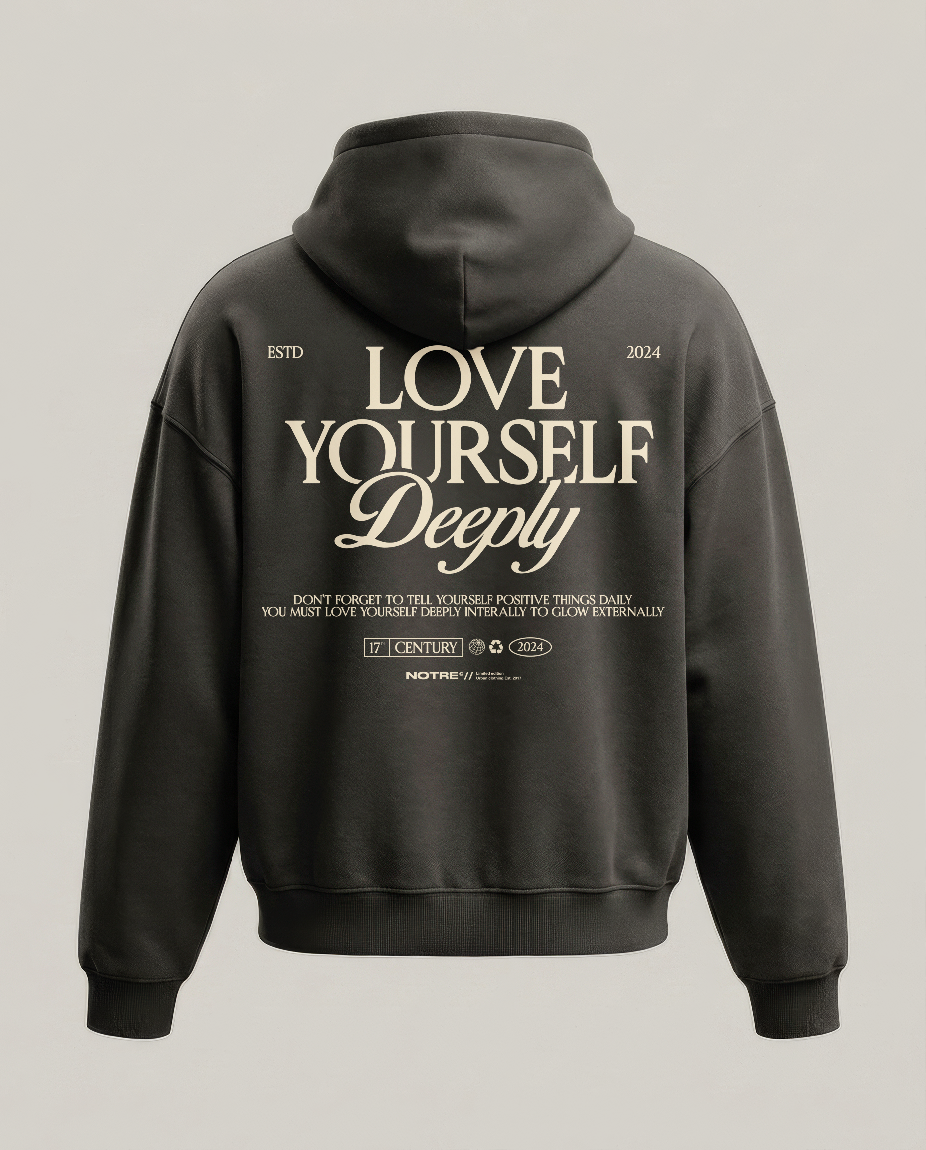 Felpa Hoodie Notre Love Yourself W24 24H EXPRESS SHIPMENT