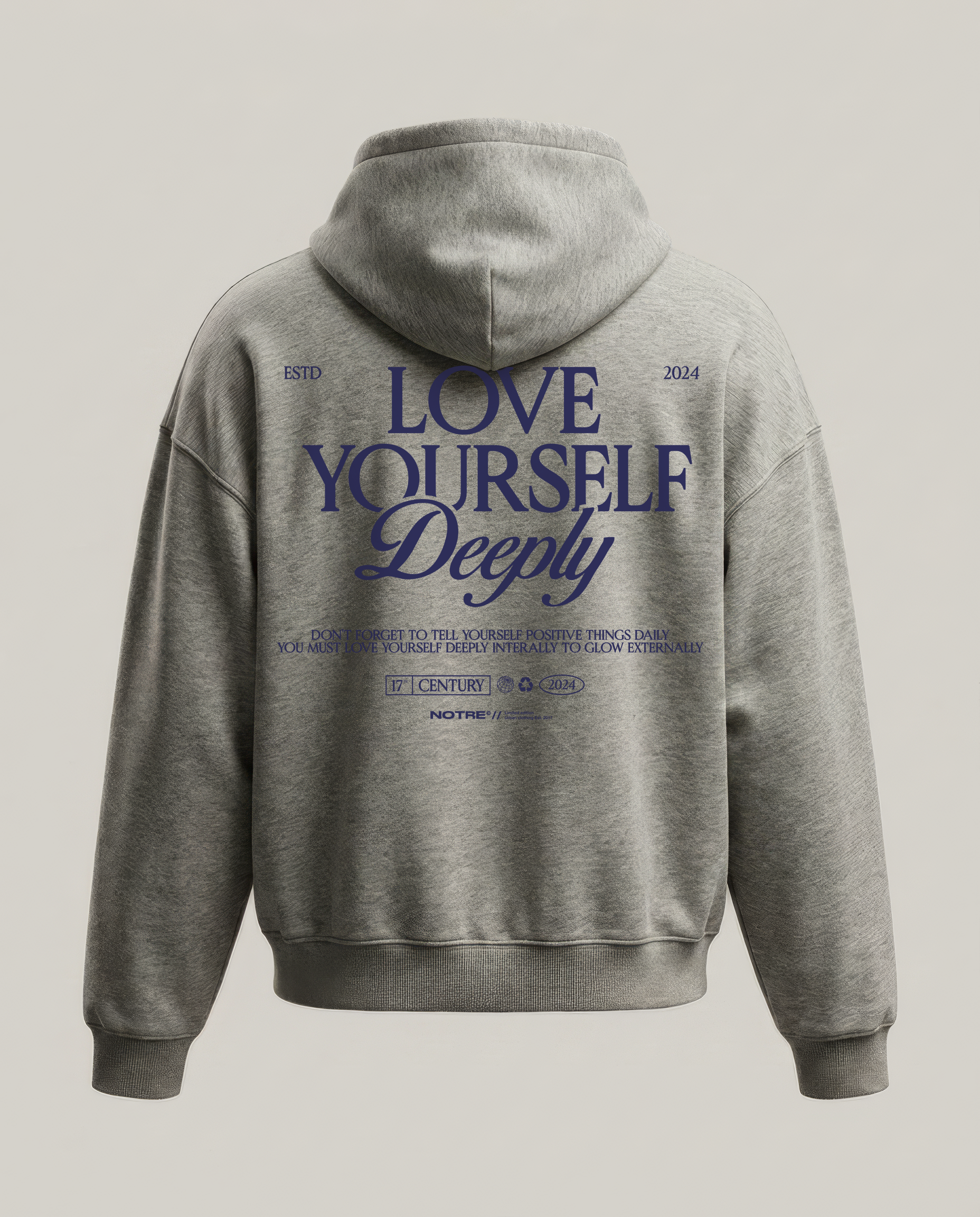 Felpa Hoodie Notre Love Yourself W24 24H EXPRESS SHIPMENT
