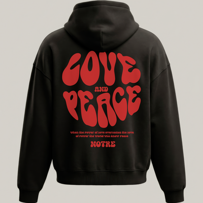 Felpa Hoodie Notre Love & Peace 24H EXPRESS SHIPMENT
