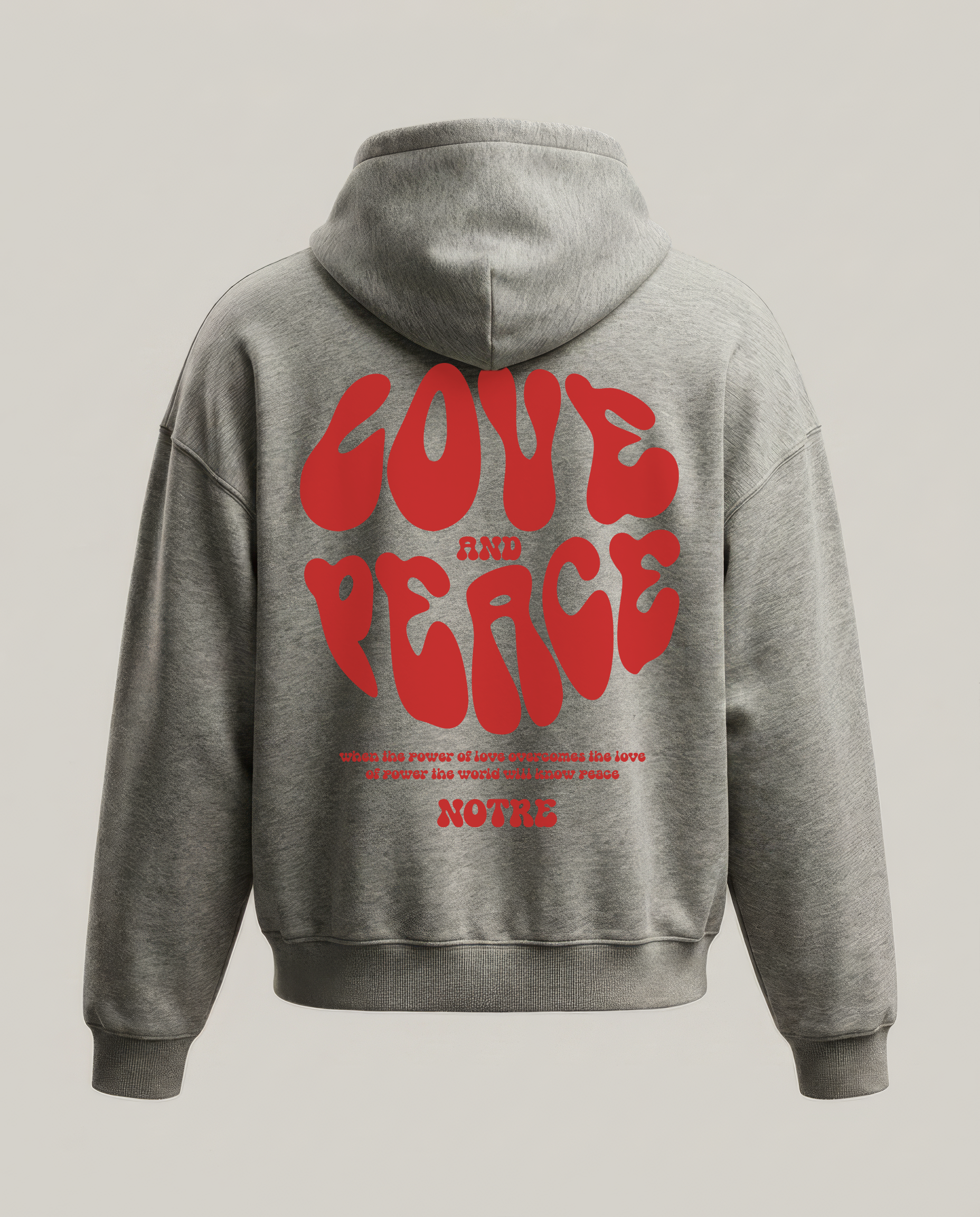 Felpa Hoodie Notre Love & Peace 24H EXPRESS SHIPMENT