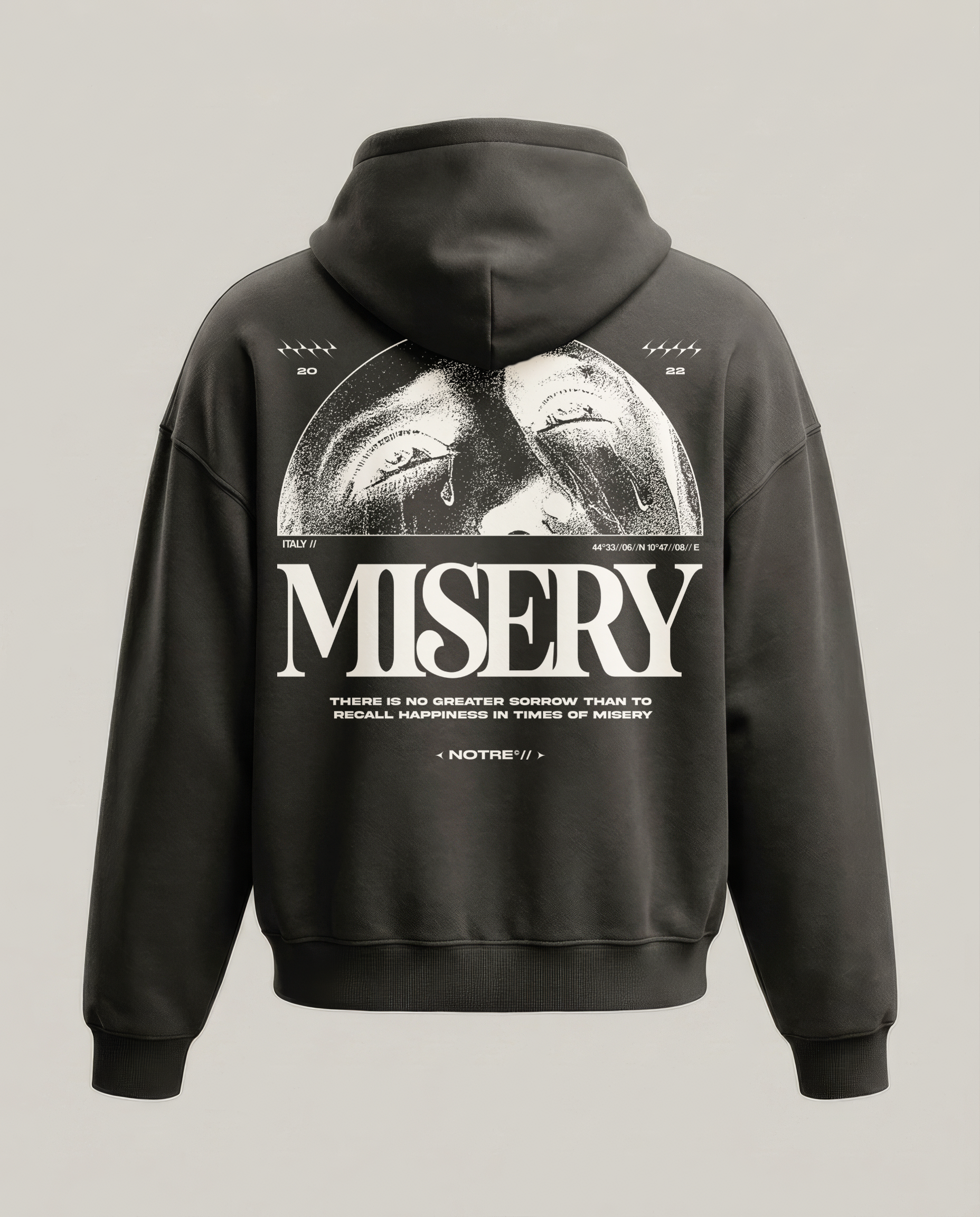 Felpa Hoodie Notre Misery 24H EXPRESS SHIPMENT