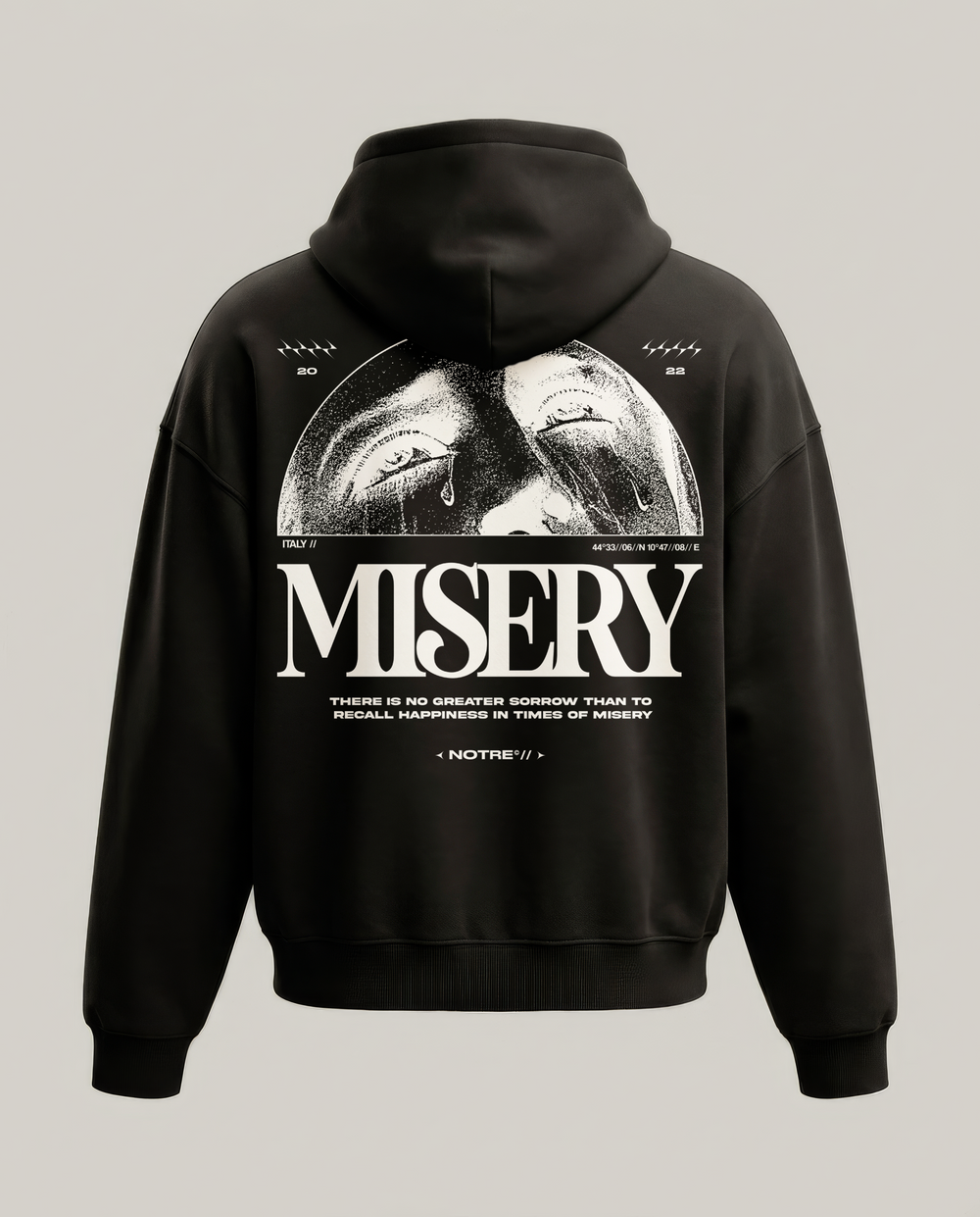 Felpa Hoodie Notre Misery 24H EXPRESS SHIPMENT