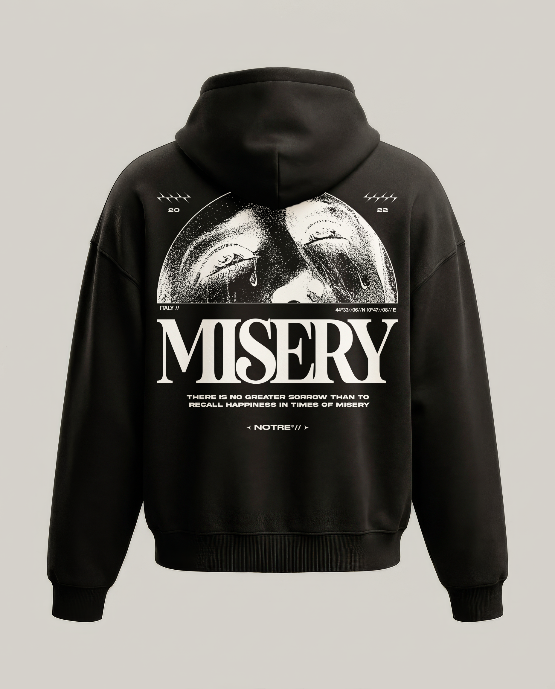 Felpa Hoodie Notre Misery 24H EXPRESS SHIPMENT