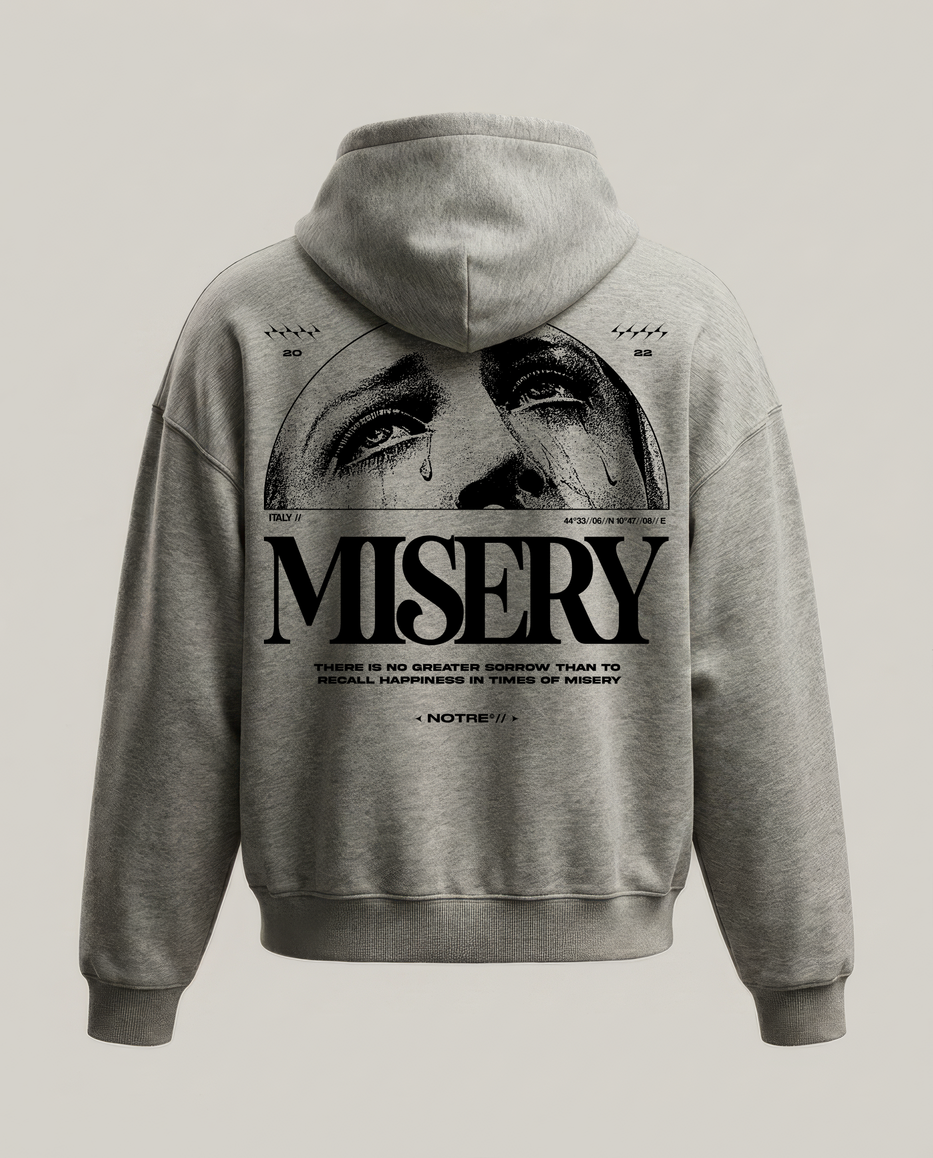 Felpa Hoodie Notre Misery 24H EXPRESS SHIPMENT