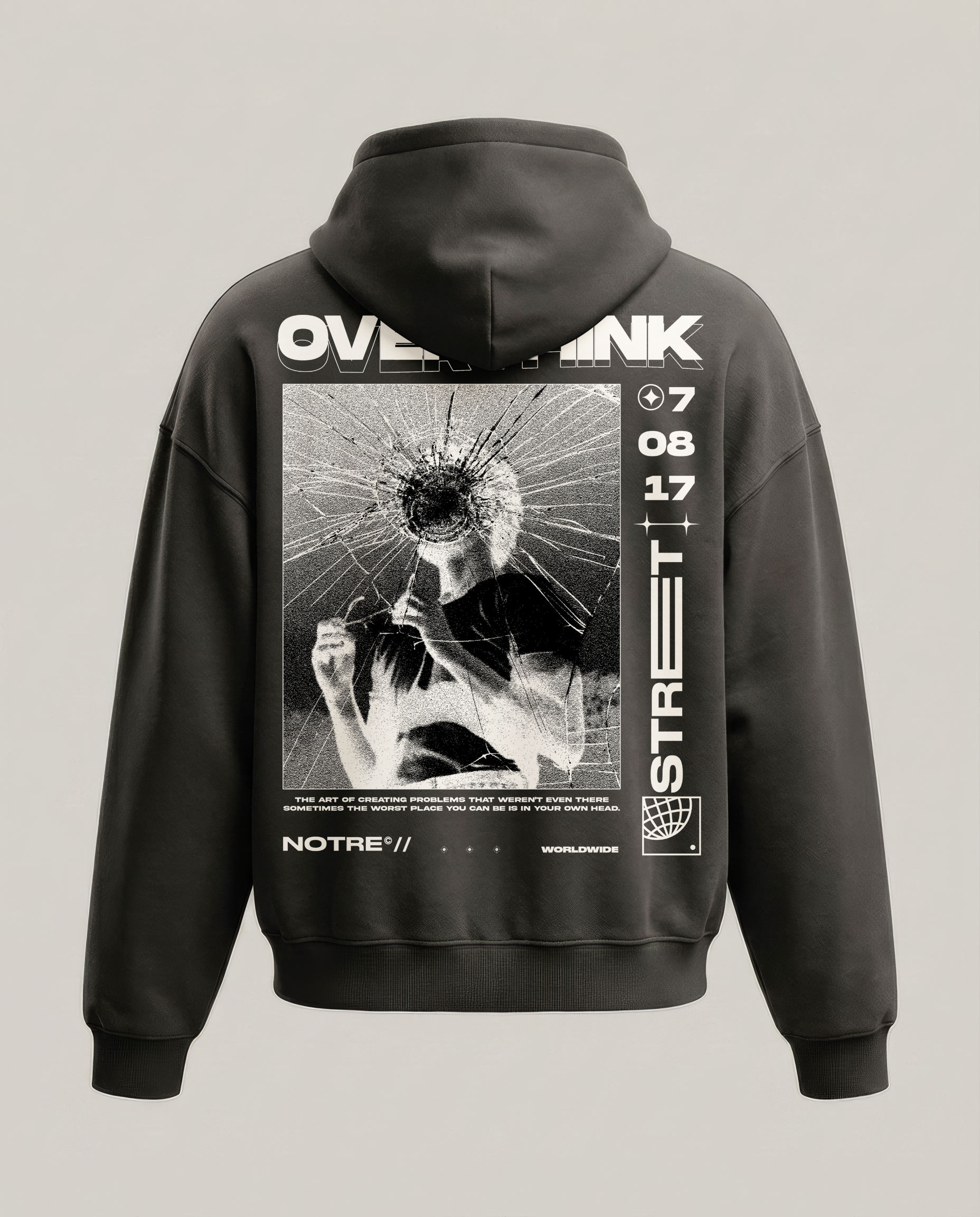 Felpa Hoodie Notre Overthink 24H EXPRESS SHIPMENT