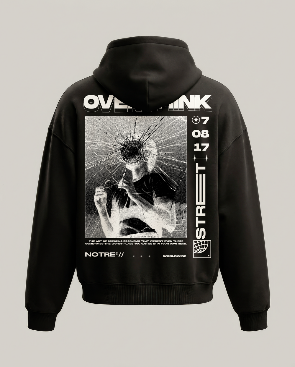 Felpa Hoodie Notre Overthink 24H EXPRESS SHIPMENT