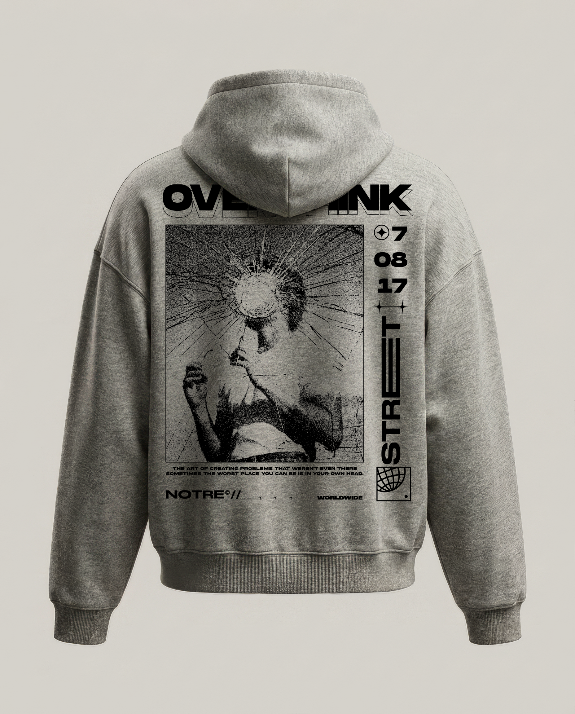 Felpa Hoodie Notre Overthink 24H EXPRESS SHIPMENT