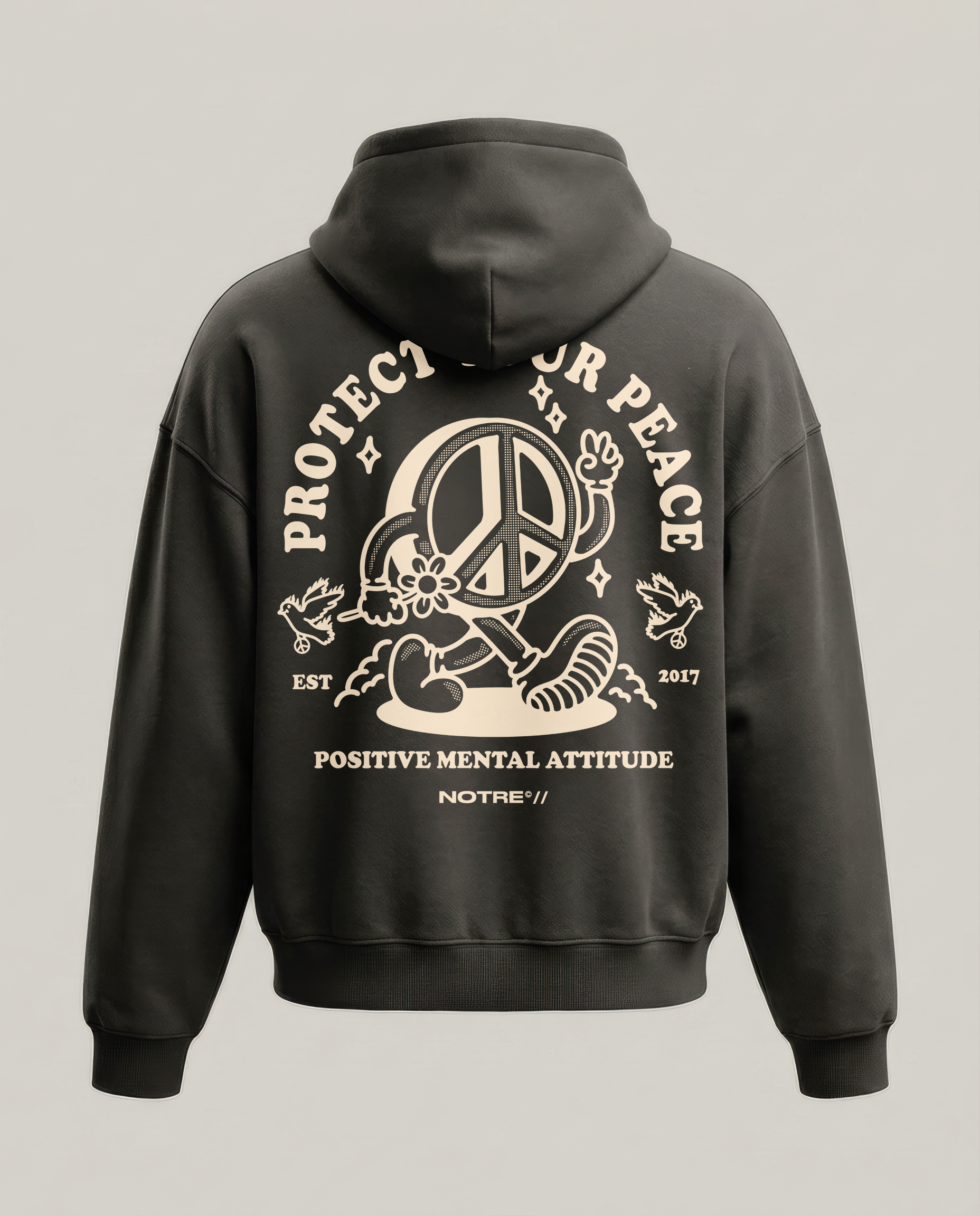 Felpa Hoodie Notre Protect Peace 24H EXPRESS SHIPMENT