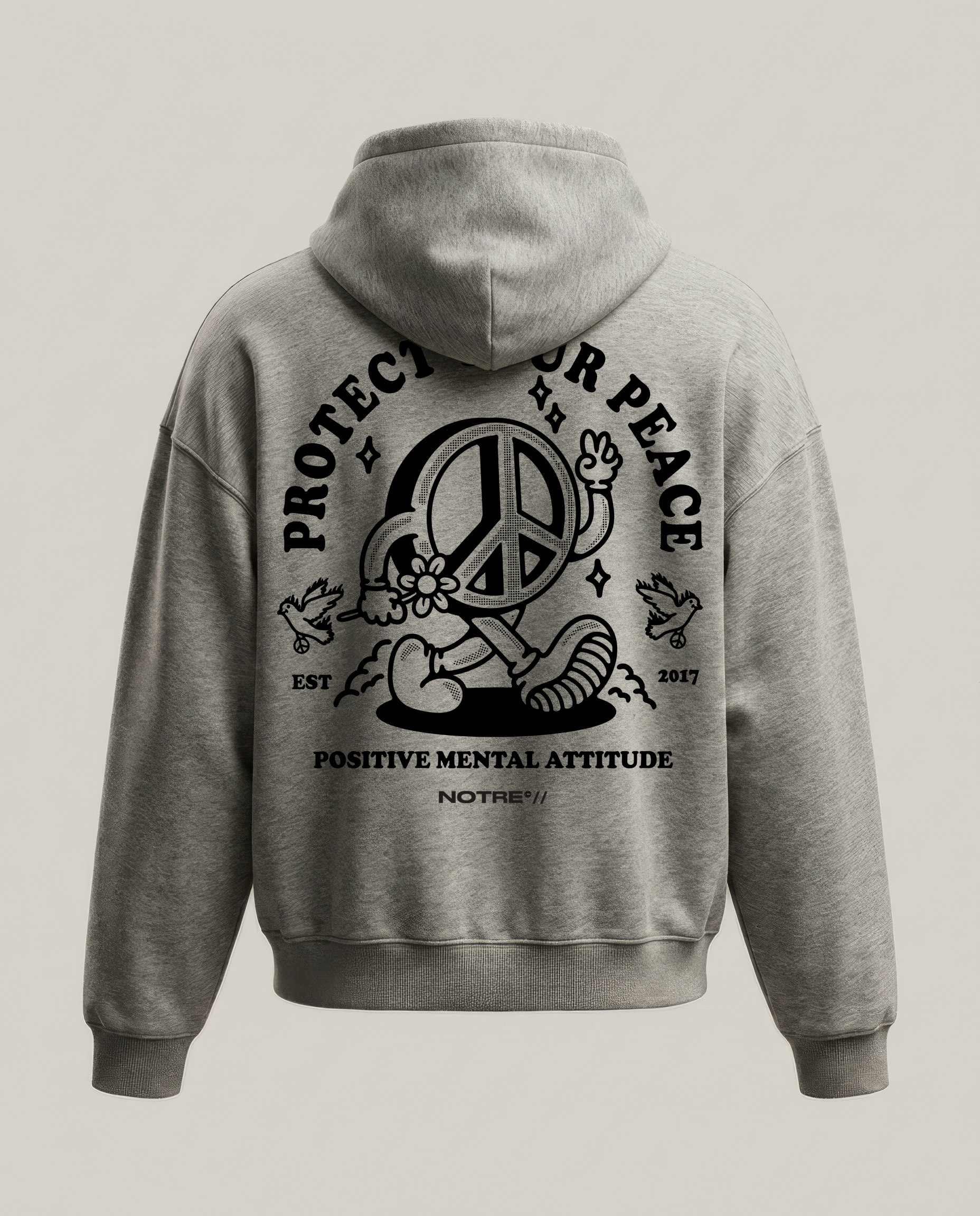 Felpa Hoodie Notre Protect Peace 24H EXPRESS SHIPMENT