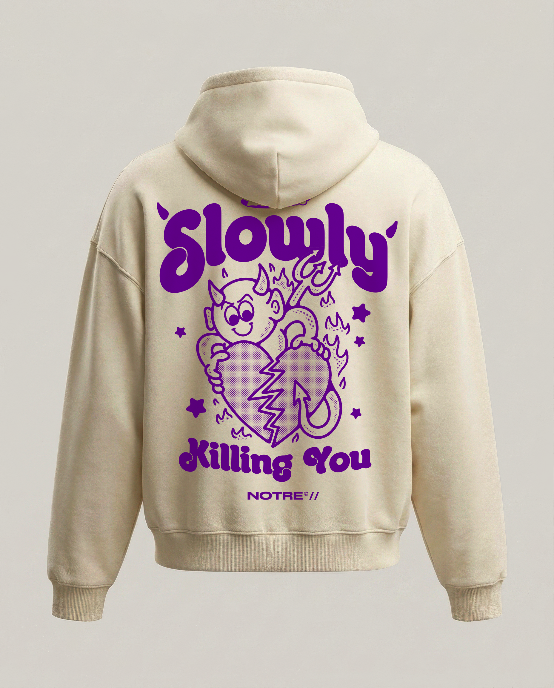 Felpa Hoodie Notre Slowly 24H EXPRESS SHIPMENT