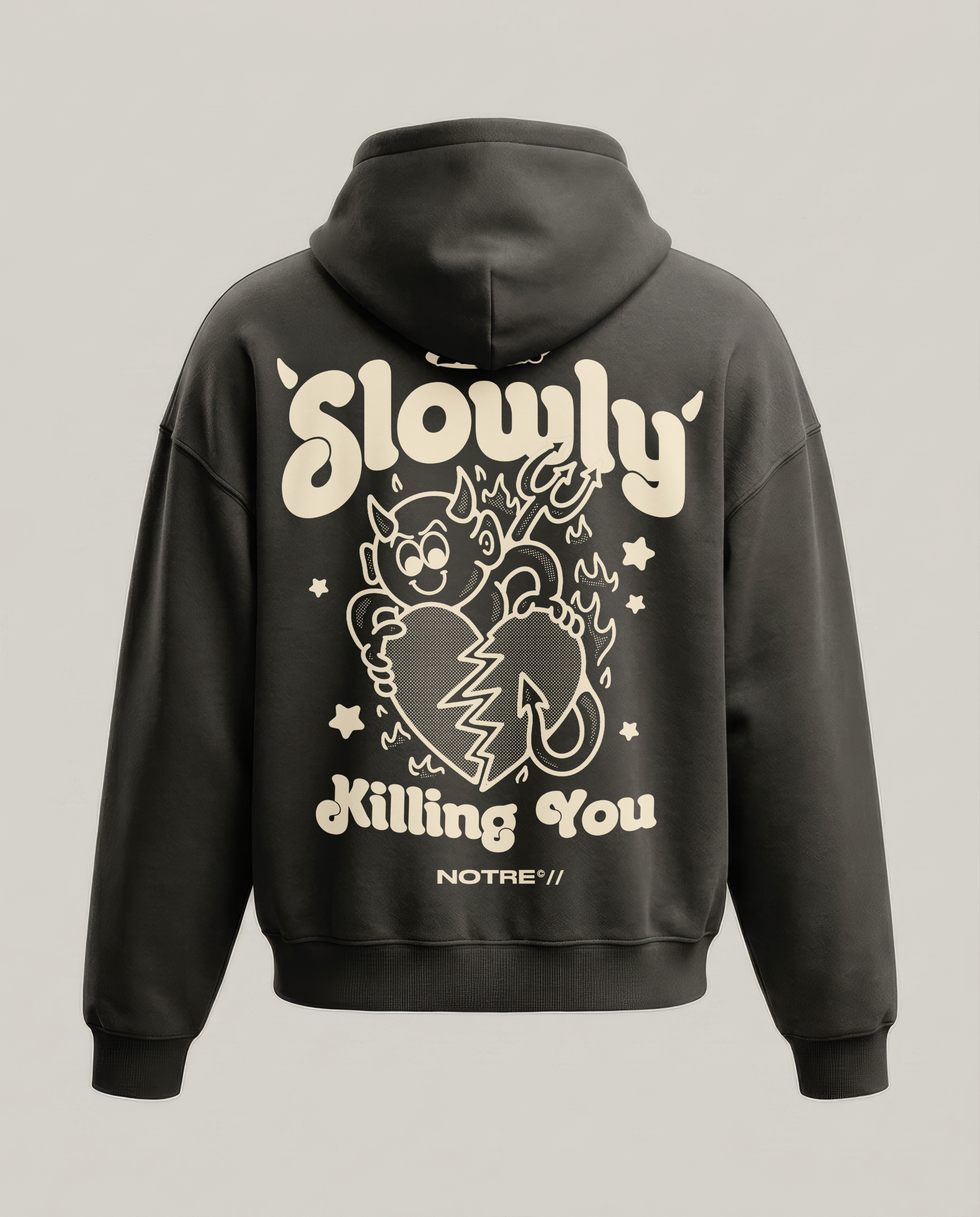 Felpa Hoodie Notre Slowly 24H EXPRESS SHIPMENT