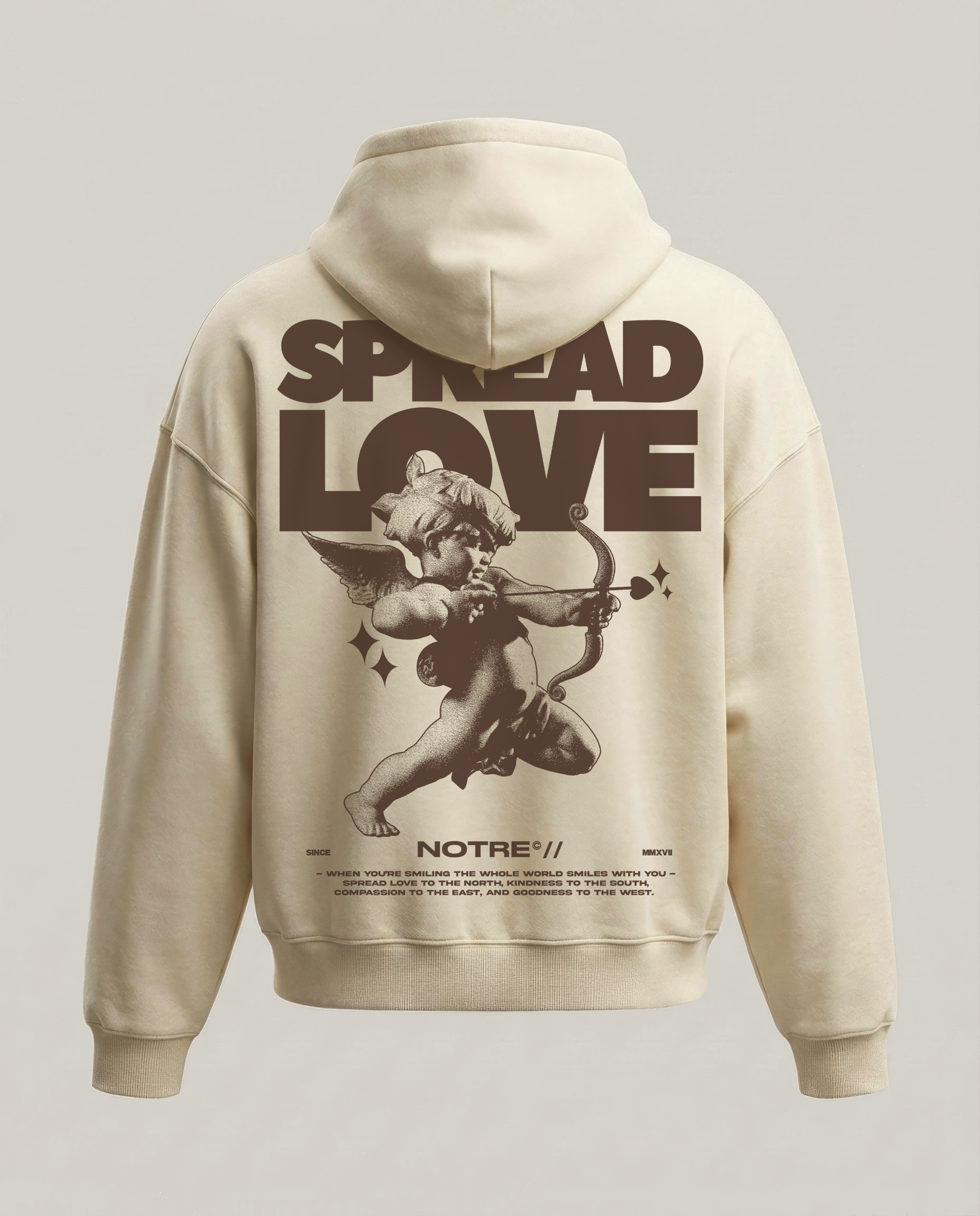Felpa Hoodie Notre Spread Love 24H EXPRESS SHIPMENT