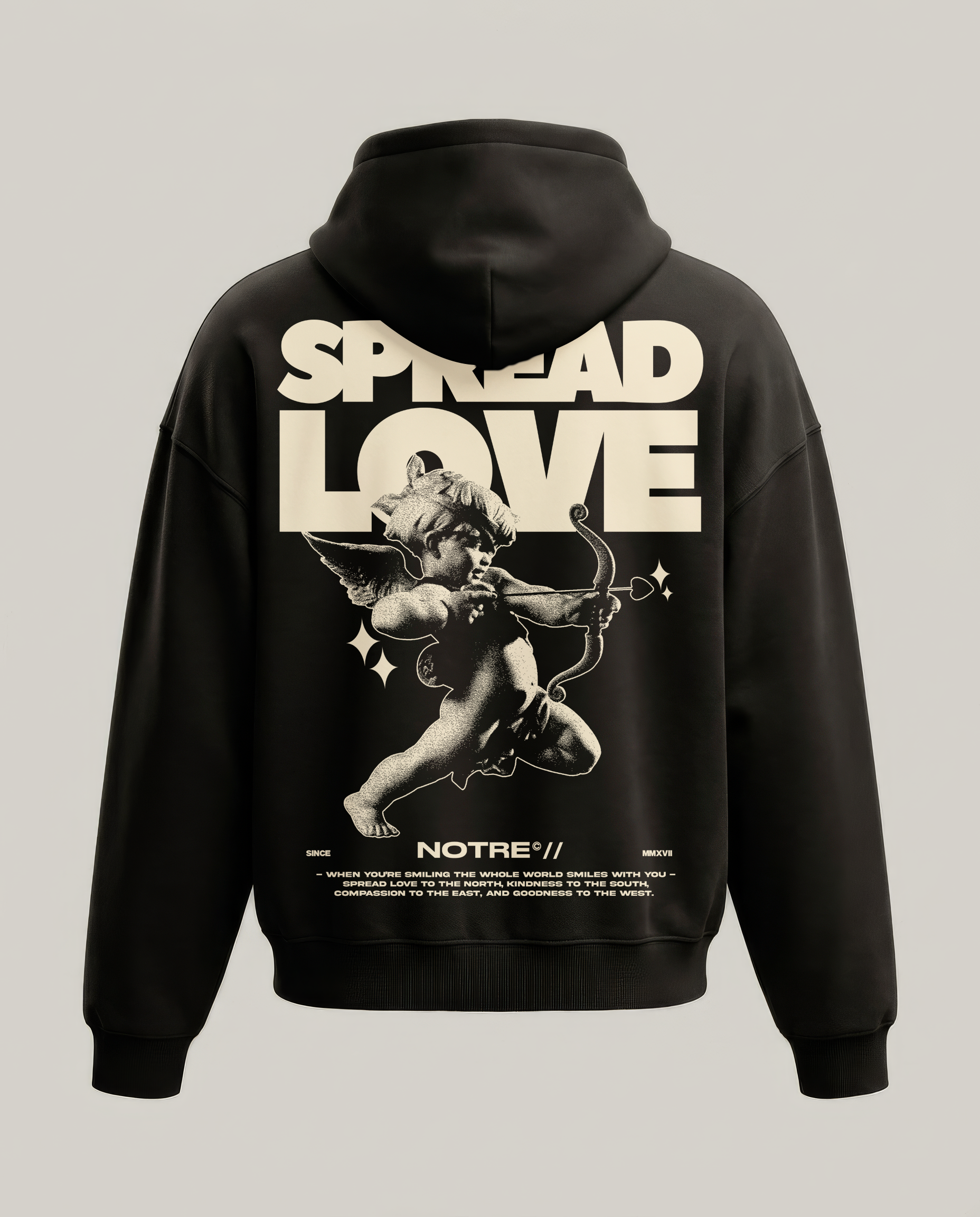 Felpa Hoodie Notre Spread Love 24H EXPRESS SHIPMENT