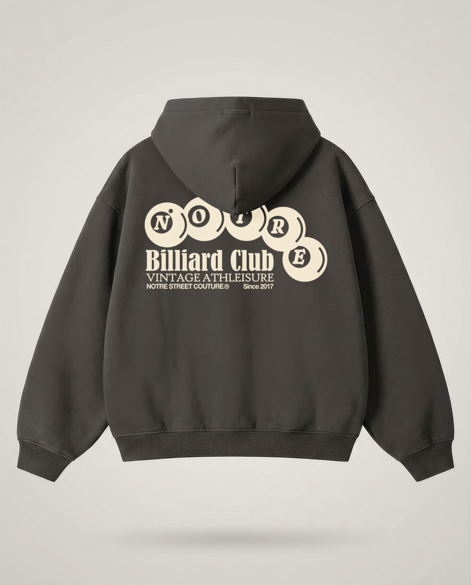 Zip Hoodie Notre Billiard Club W24 24H EXPRESS SHIPMENT