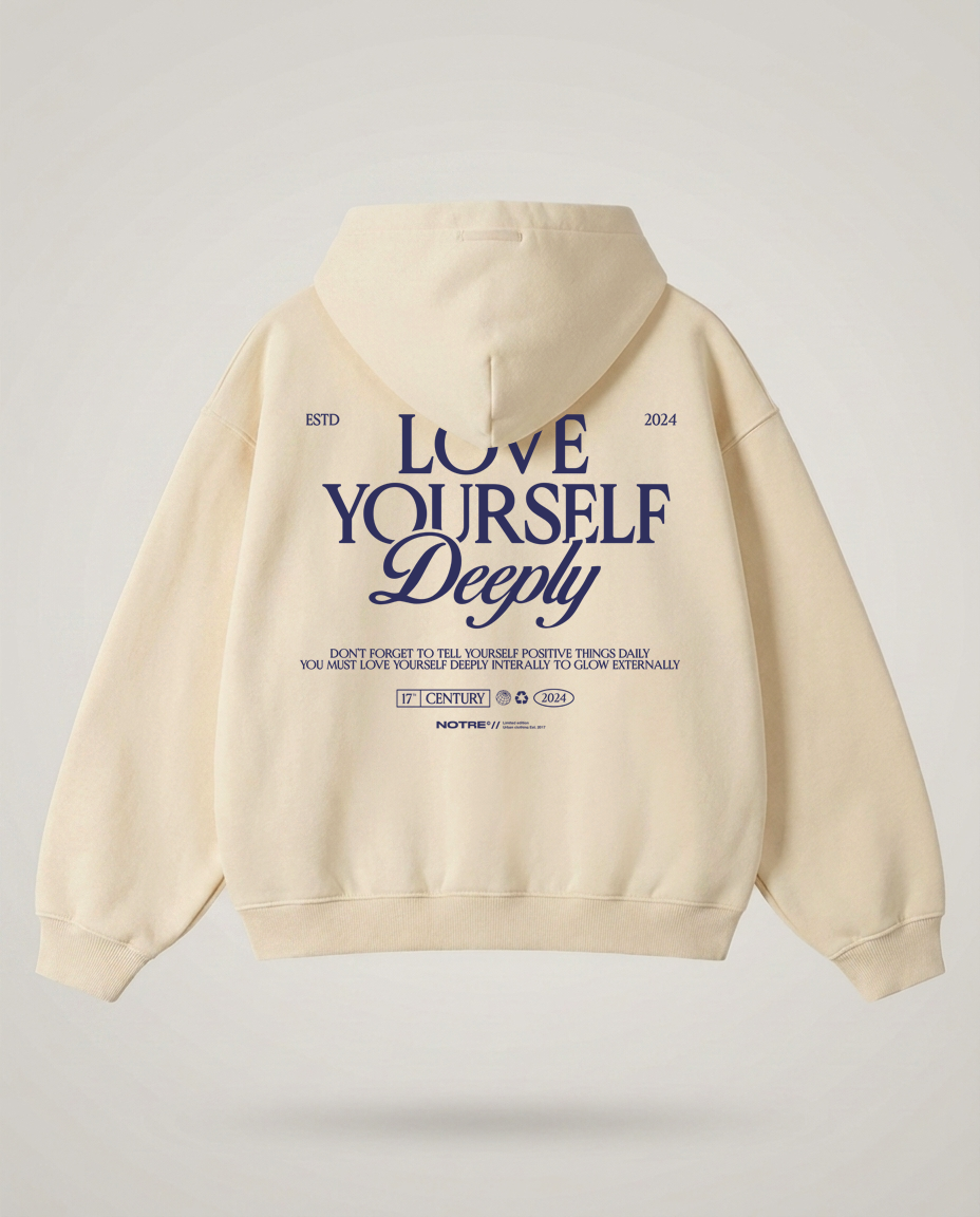 Zip Hoodie  Notre Love Yourself W24 24H EXPRESS SHIPMENT