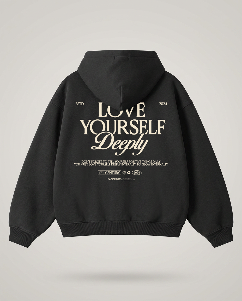 Zip Hoodie  Notre Love Yourself W24 24H EXPRESS SHIPMENT