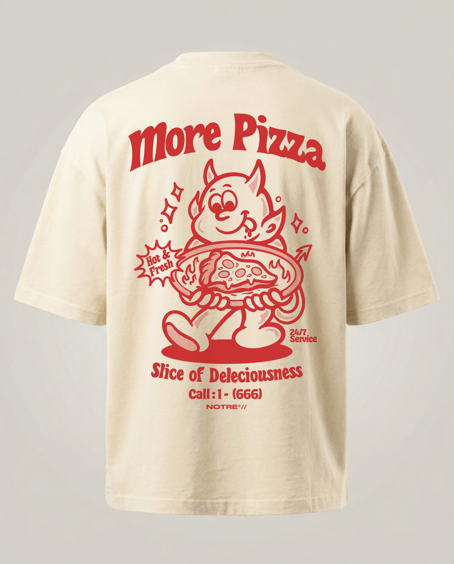 T-shirt Notre More Pizza 666 24H EXPRESS SHIPMENT