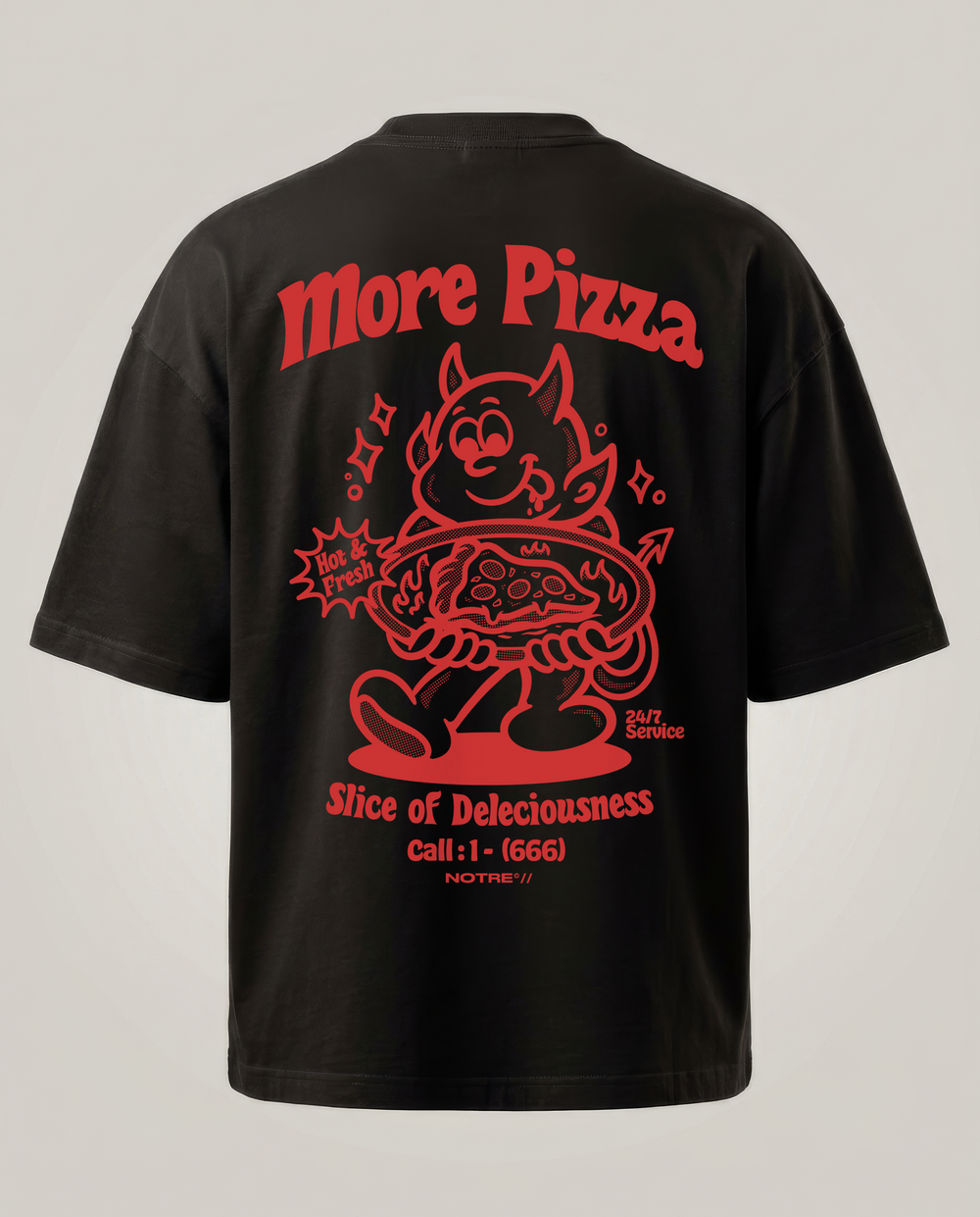 T-shirt Notre More Pizza 666 24H EXPRESS SHIPMENT
