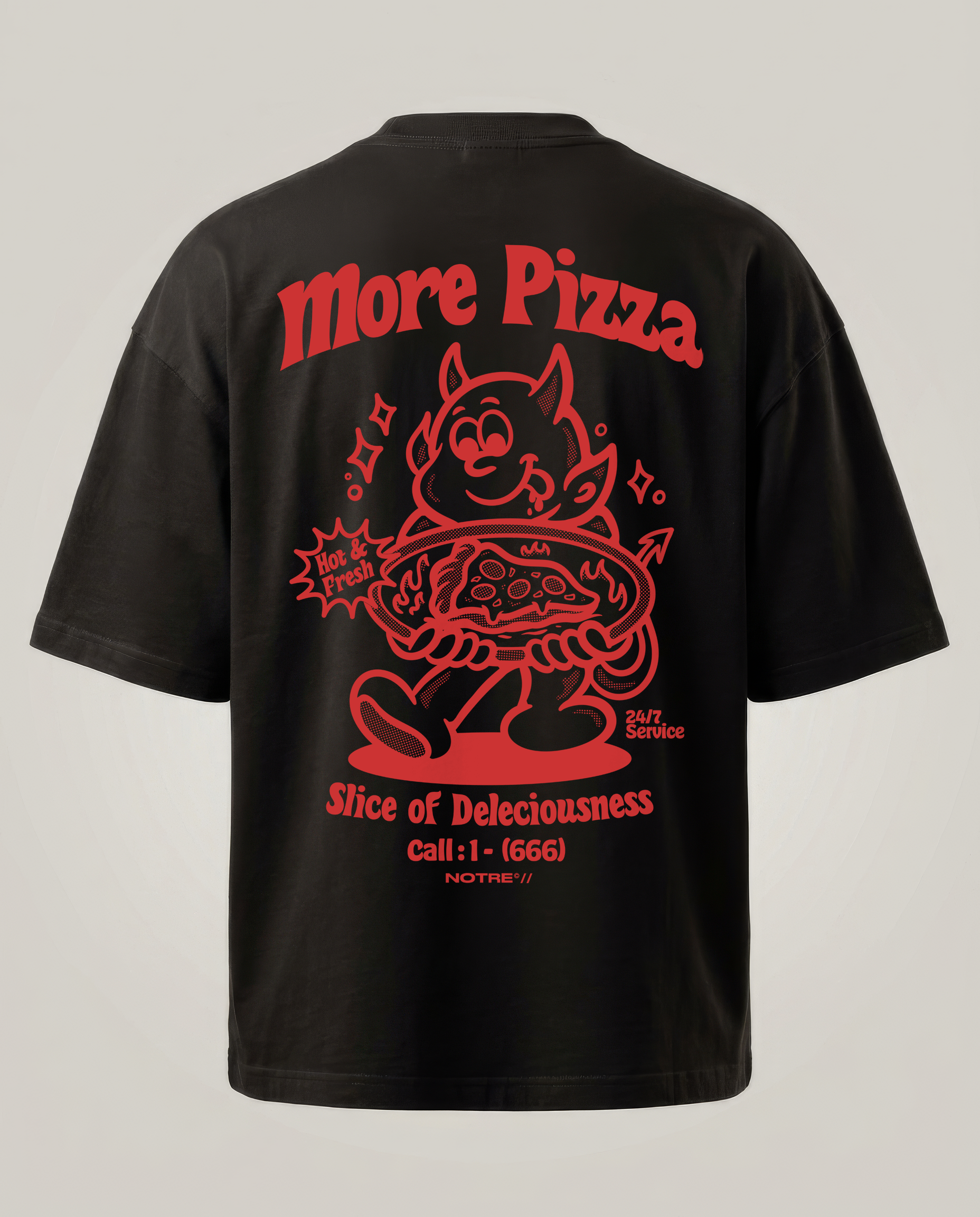 T-shirt Notre More Pizza 666 24H EXPRESS SHIPMENT