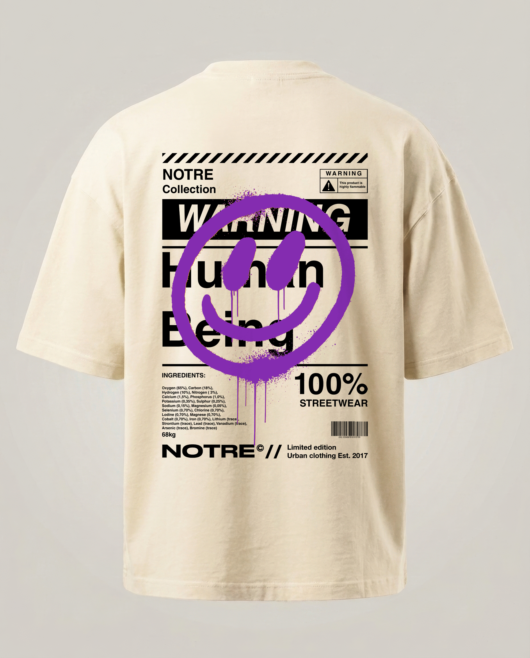 T-shirt Notre Human Being 24H EXPRESS SHIPMENT