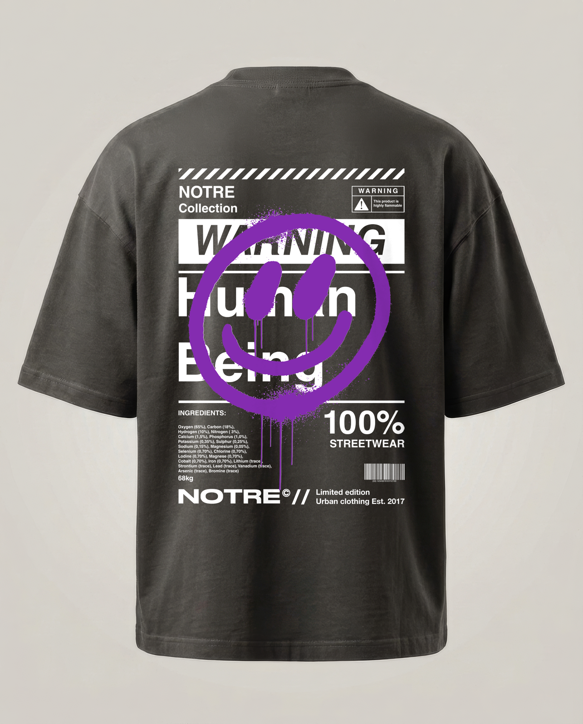 T-shirt Notre Human Being 24H EXPRESS SHIPMENT