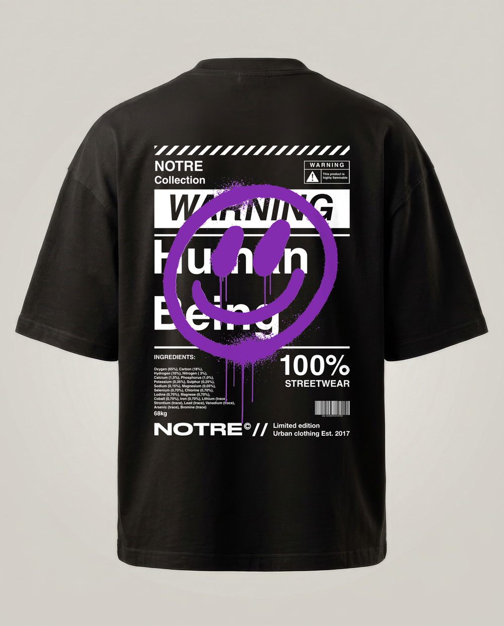 T-shirt Notre Human Being 24H EXPRESS SHIPMENT