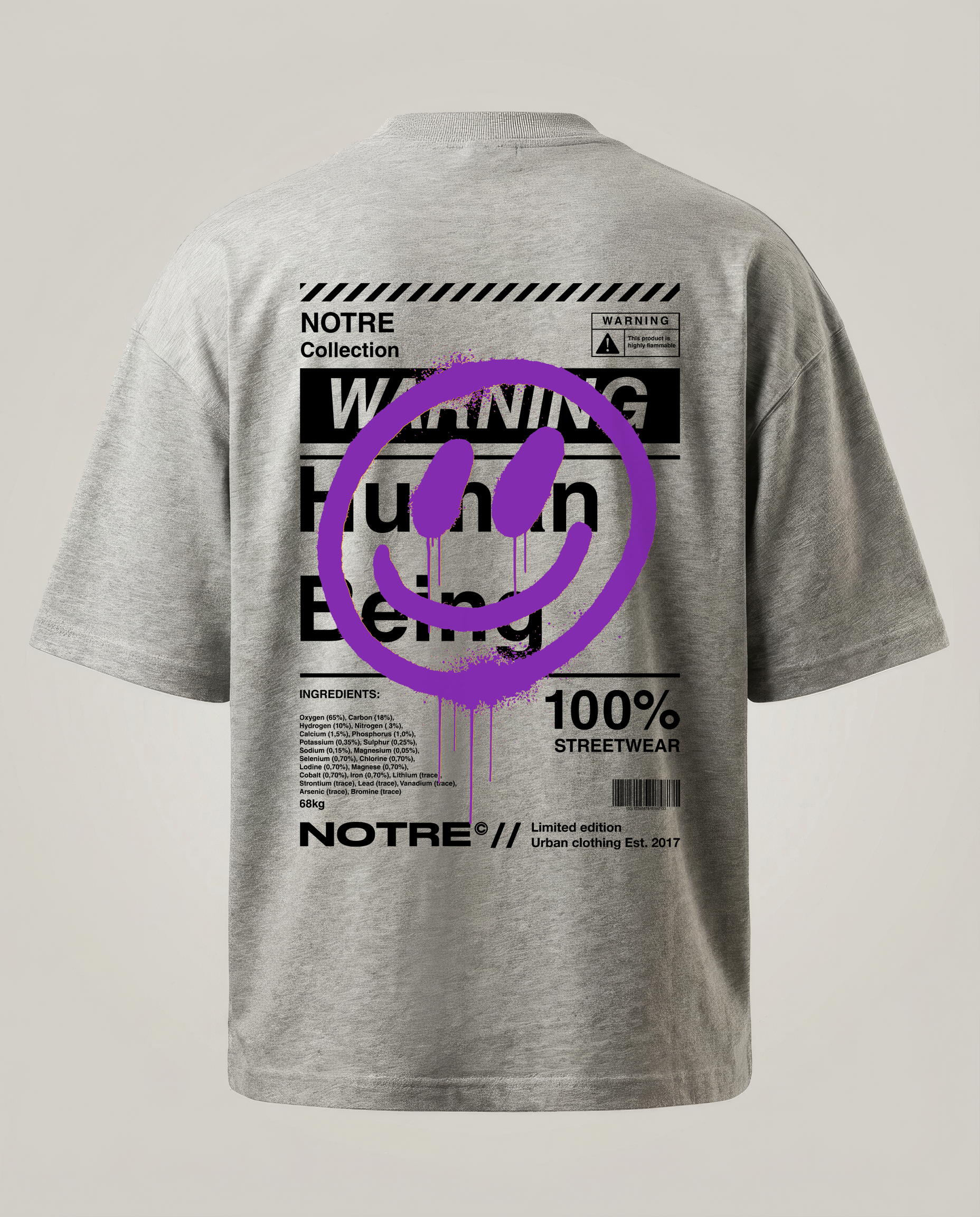 T-shirt Notre Human Being 24H EXPRESS SHIPMENT