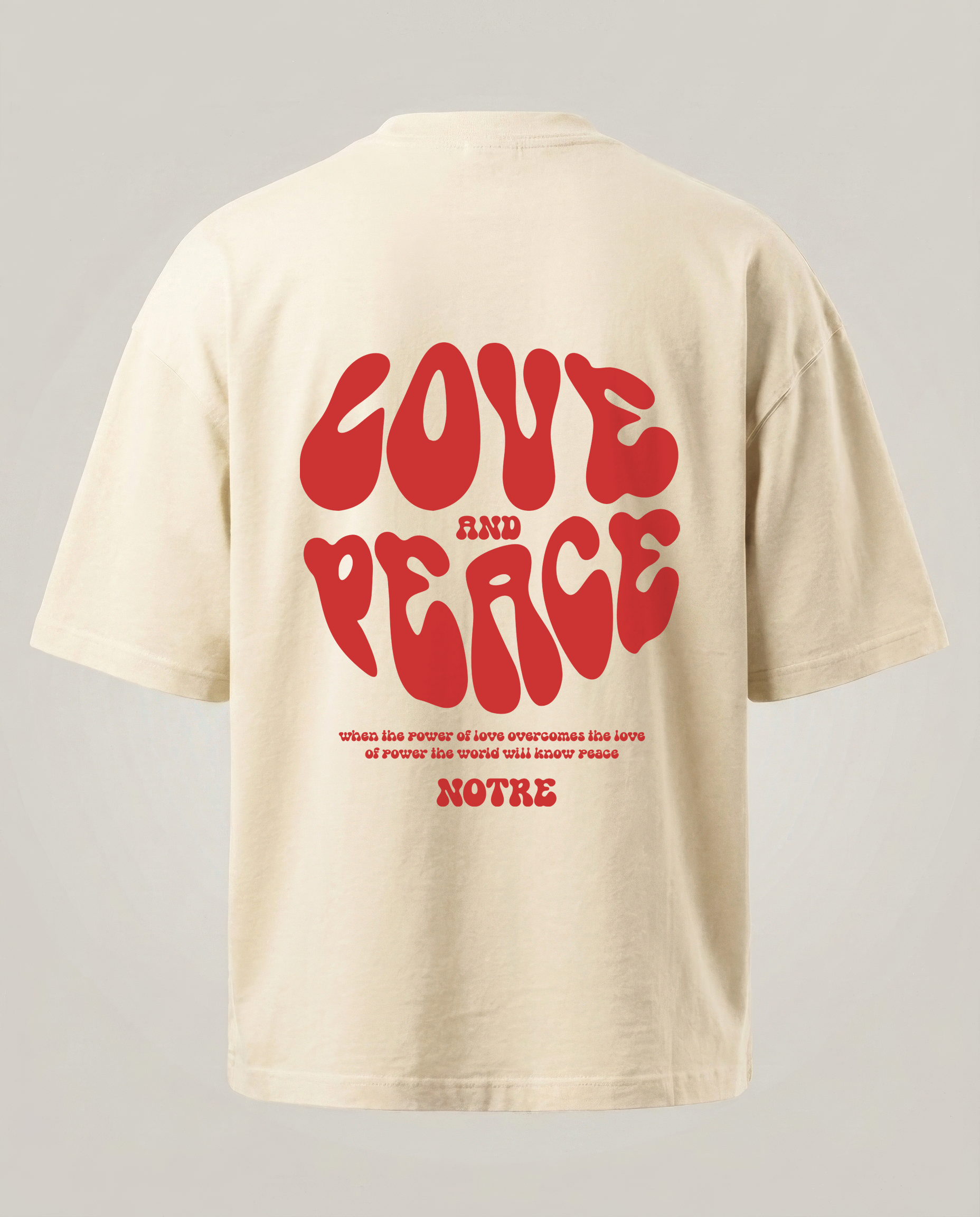 T-shirt Notre Love & Peace 24H EXPRESS SHIPMENT