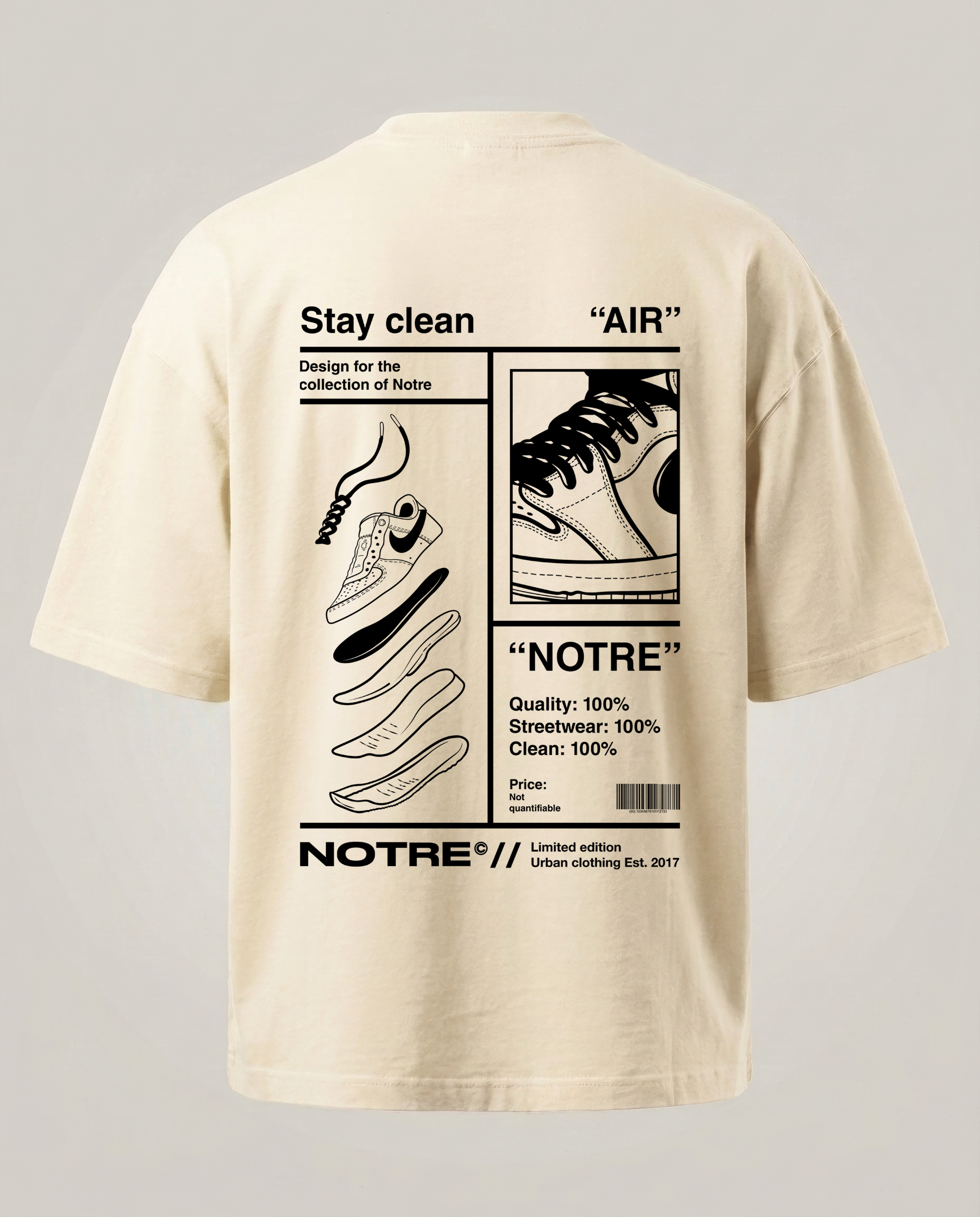 T-shirt Notre Stay Clean 24H EXPRESS SHIPMENT