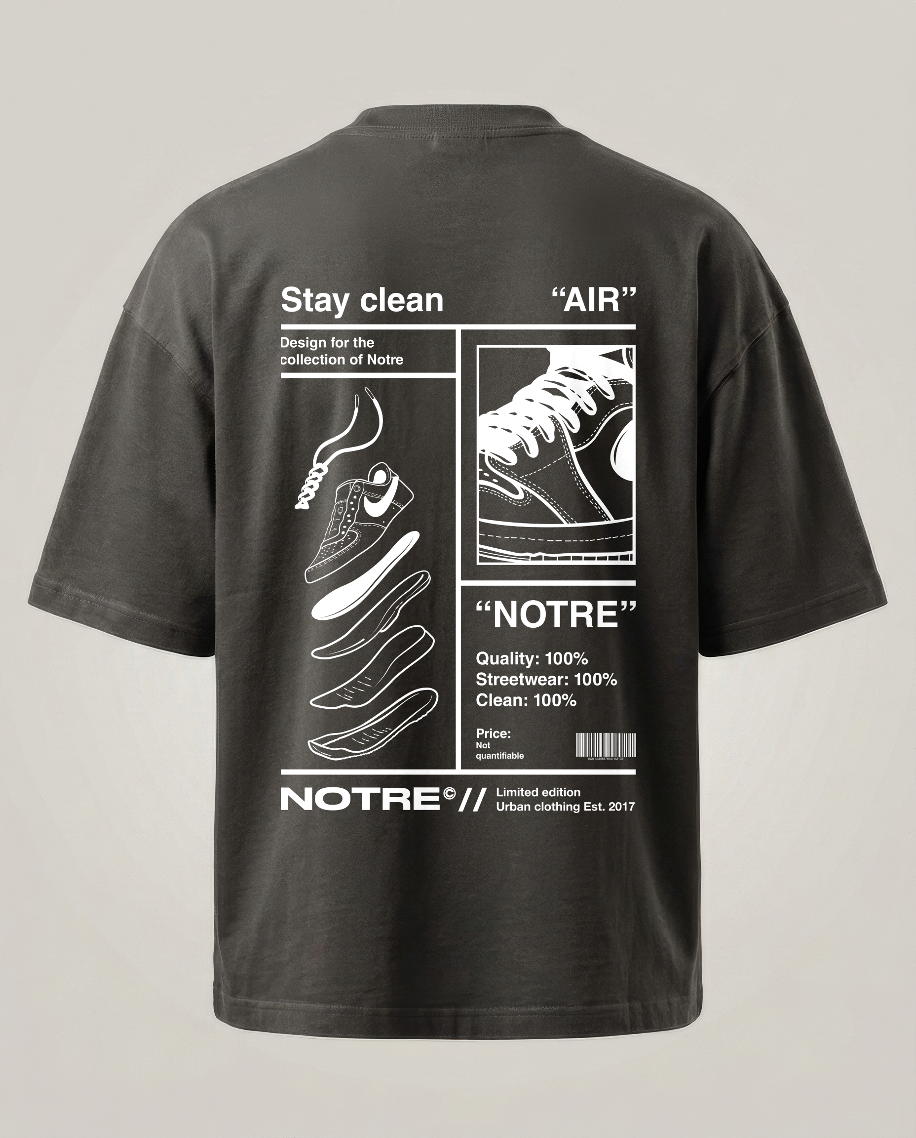 T-shirt Notre Stay Clean 24H EXPRESS SHIPMENT