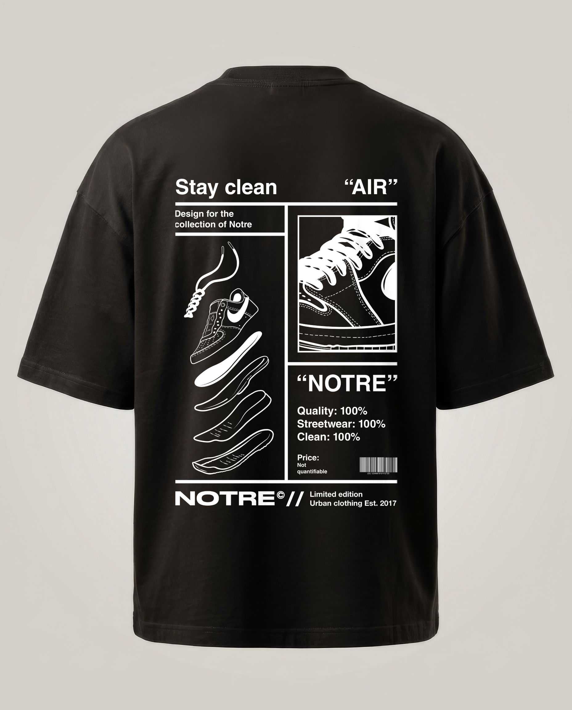 T-shirt Notre Stay Clean 24H EXPRESS SHIPMENT
