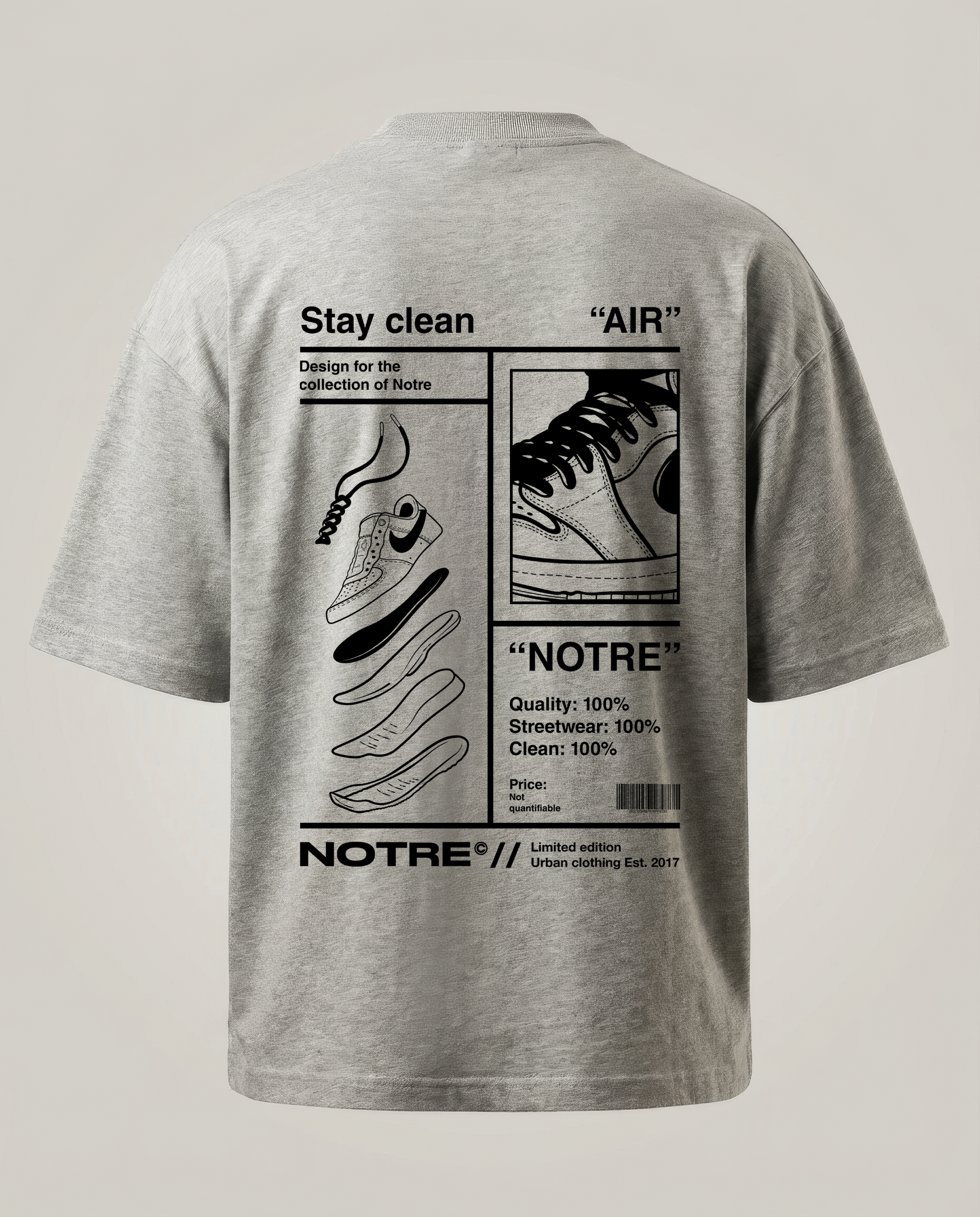 T-shirt Notre Stay Clean 24H EXPRESS SHIPMENT